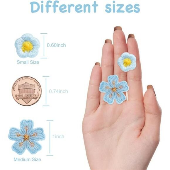 60pcs flower push pins decorative thumb tacks cork board map bulletin board offi - Picture 5 of 7